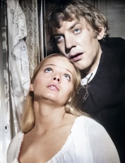 Ewa Aulin, Donald Sutherland, on-set of the film, "Start The Revolution Without Me", Warner Bros.,