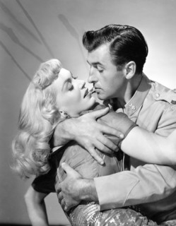 Greta Gynt, Stewart Granger, on-set of the film, "Soldiers Three", MGM, 1951