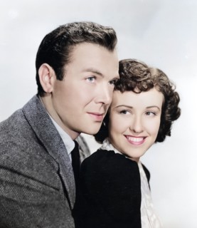Jeffrey Dean, Margaret Lindsay, publicity portrait for the film, "Song Of The City", MGM, 1937