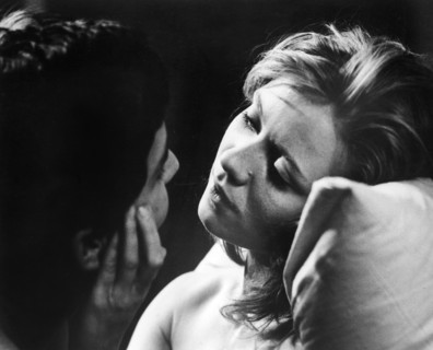Josef Cap, Jaroslava Obermaierová, on-set of the Czech film, "Souhvezdí panny", English title,