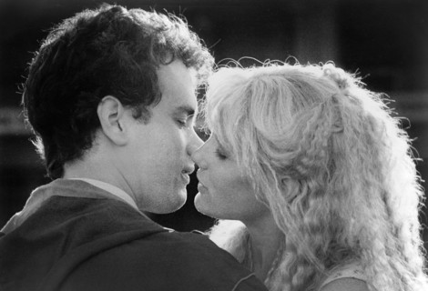 Tom Hanks, Daryl Hannah, on-set of the film, "Splash", Buena Vista Distribution, 1984