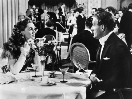 Carole Raye, Peter Graves, on-set of the British film, "Springtime", aka "Spring Song",