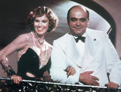 Raquel Welch, James Coco, on-set of the film, "The Wild Party", American International Pictures,