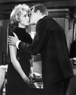 Janet Leigh, Jeremy Slate, on-set of the film, "Wives And Lovers", Paramount Pictures, 1963