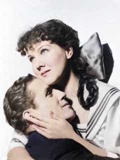 William Bakewell, Jean Parker, publicity portrait for the film, "You Can't Buy Everything", MGM,