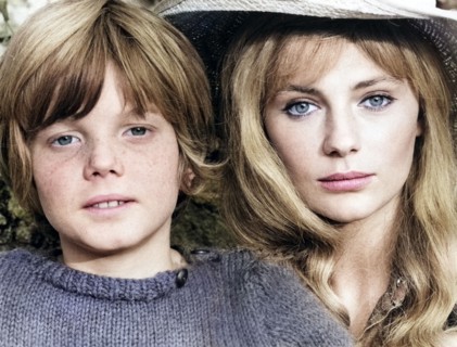 Jean-Francois Maurin, Jacqueline Bisset, on-set of the French film, "Secret World", Original title: