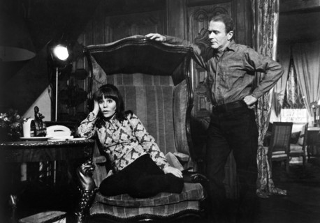 Alice Playten, Red Buttons, on-set of the film, "Who Killed Mary What's 'Er Name?", Cannon Film