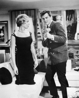 Janet Leigh, Tony Curtis, on-set of the film, "Who Was That Lady", Columbia Pictures, 1964