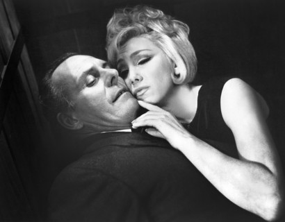 Terry-Thomas, Joyce Blair, on-set of the British film, "The Wild Affair", Bryanston Films, British