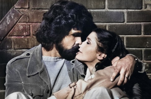 James Brolin, Margot Kidder, on-set of the film, "The Amityville Horror", American International