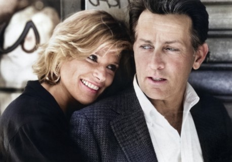 Helen Shaver, Martin Sheen, on-set of the film, "The Believers", Kerry Hayes, Orion Pictures, 1987