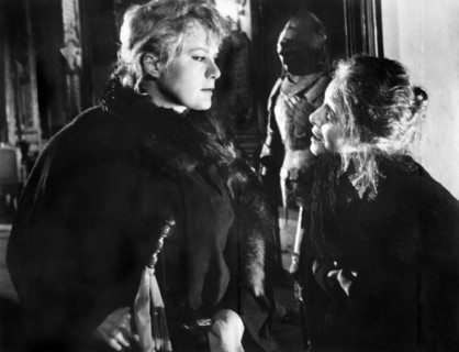 Jacqueline Pierreux, Milly Carla Mignone, on-set of the Italian film, "Black Sabbath", original