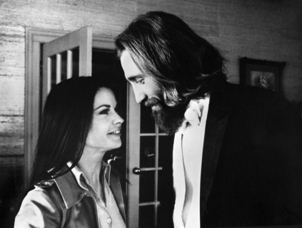 Mira King, Ronald Ulrich, on-set of the film, "Cannibal Girls", Cinepix Film Properties, American