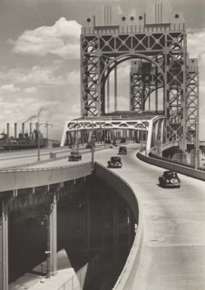 Triborough Bridge, East 125th Street Approach, New York City, New York, USA, Berenice Abbott,