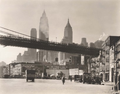 Waterfront, South Street, New York City, New York, USA, Berenice Abbott, Federal Art Project,