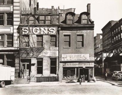 Broome Street, Nos. 504-506, New York City, New York, USA, Berenice Abbott, Federal Art Project,