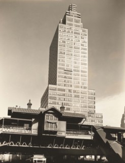McGraw Hill Building, From 42nd Street and Ninth Avenue looking east, New York City, New York, USA,