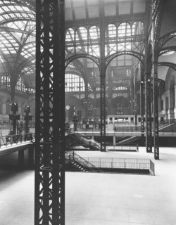 Pennsylvania station, interior view, New York City, New York, USA, Berenice Abbott, Federal Art