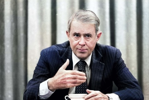 U.S. Secretary of State Cyrus Vance, half-length portrait, seated, facing front, during an