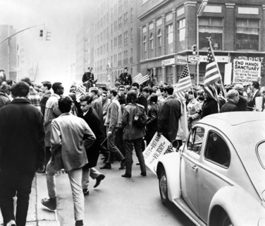Pro-Vietnam War Rally, New York City, New York, USA, Matthew Black, New York World-Telegram and the