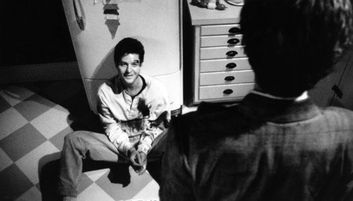 Dale Midkiff, on-set of the film, "Pet Sematary", Paramount Pictures, 1989