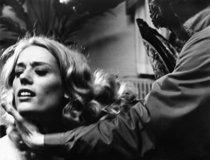 Rosella Olsen, on-set of the film, "Poor Albert And Little Annie", aka "I Dismember Mama", Valiant