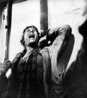 Jamie Lee Curtis, on-set of the film, "The Fog", AVCO Embassy Pictures, 1980