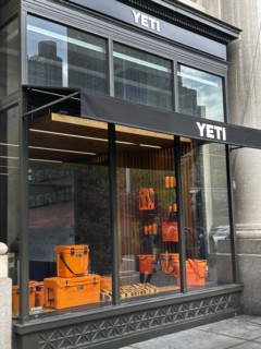 Yeti retail store, Fifth Avenue, New York City, New York, USA