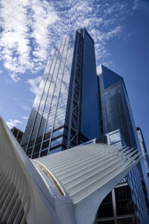 Oculus Transportation Hub, 3 World Trade Center, 4 World Trade Center, building exterior, World