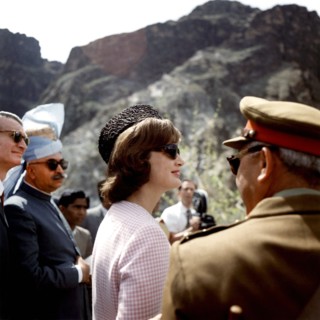 U.S. First Lady Jacqueline Kennedy with Walter P. McConaughy, U.S. Ambassador to Pakistan and Malik