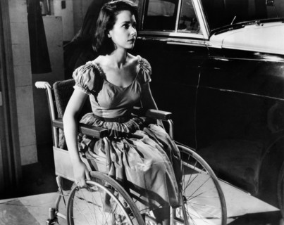 Susan Strasberg, on-set of the British film, "Taste Of Fear", U.S. title: "Scream Of Fear",