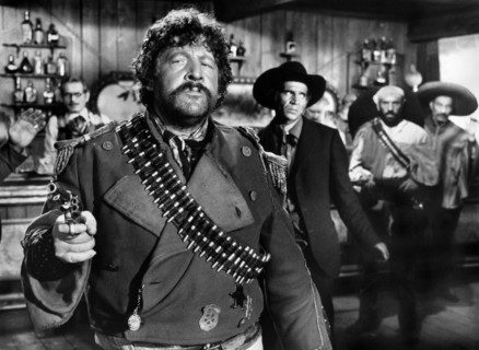 Fernando Sancho, on-set of the Italian spaghetti western film, 'Arizona Cult", Italian title, "Il