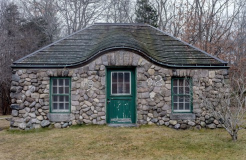 Old stone house, exterior view