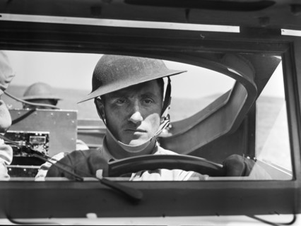 Driver of scout car of a mechanized cavalry reconnaissance unit, Fort Riley, Kansas, USA, Jack