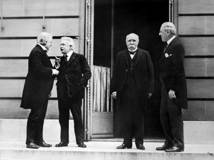 Council of Four of the Paris Peace Conference, British Prime Minister Lloyd George, Italian Prime
