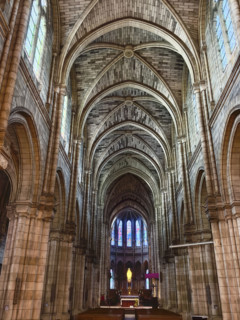Eglise Notre-Dame, interior view, Bergerac, France