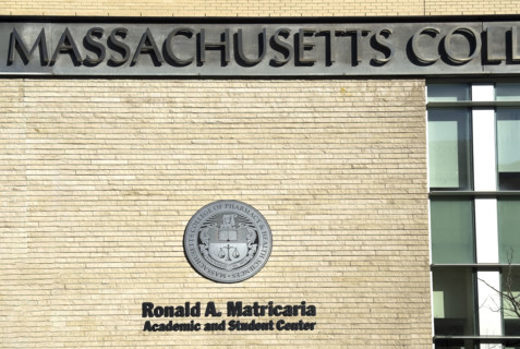 Ronald A. Matricaria Academic and Student Center, building exterior, Massachusetts College of