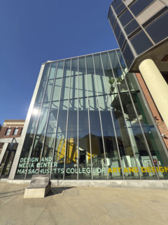 Massachusetts College of Art and Design (MassArt), Design and Media Center building exterior, 621