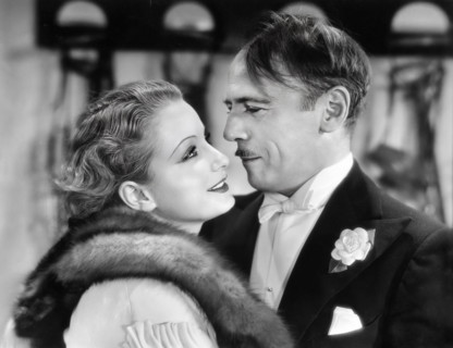 Sari Maritza, Roland Young, on-set of the film, "A Lady's Profession", Paramount Pictures, 1933
