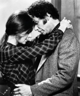 Diane Keaton, Alan Feinstein, on-set of the film, "Looking For Mr. Goodbar", Paramount Pictures,