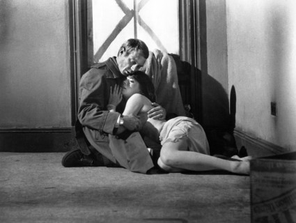 Steve McQueen, Natalie Wood, on-set of the film, "Love With The Proper Stranger", Paramount