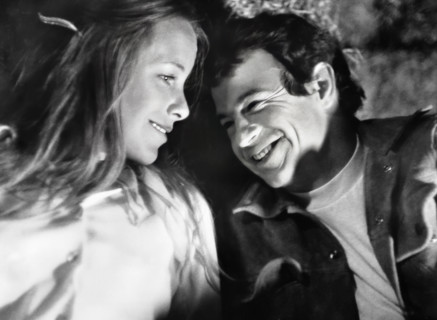 Keith Barron, Alexandra Stewart, on-set of the film, "The Man Who Had Power Over Women", AVCO