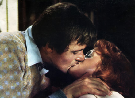 Brett Halsey, Alice Kelly, on-set of the film, "Ma  and Pa Kettle At Home", Universal Pictures,
