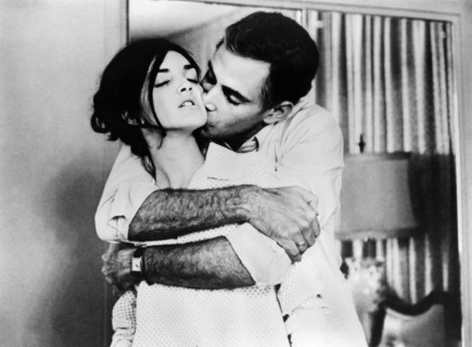 Eslinda Nunez, Sergio Corrieri, on-set of the Cuban film, "Memories Of Underdevelopment" Spanish