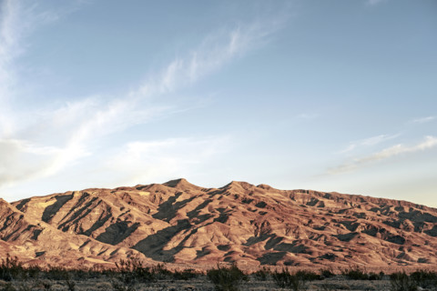 Rugged mountain terrain, Death Valley National Park, California, USA