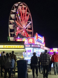 Country Fair at night, Sandwich, New Hampshire, USA