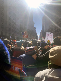 Protest March Against U.S. President Donald Trump, New York City, NY, USA, February 17, 2025