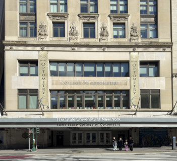 The State University of New York, SUNY State College of Optometry, building exterior, New York