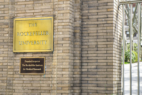 The Rockefeller University, a  private biomedical research and graduate-only university, detail of