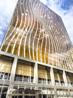 New York-Presbyterian David H. Koch Center, building exterior, 1283 York Avenue, New York City, New